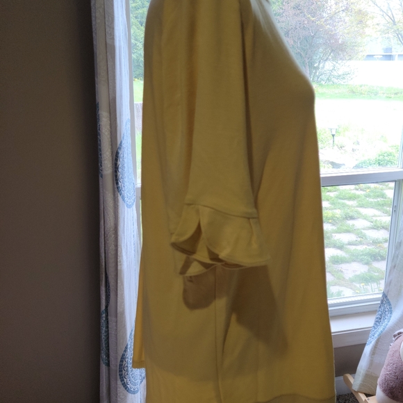 Ann Taylor Factory Sz Xl yellow Top - Picture 4 of 8